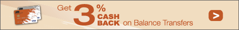 Get 3% Cash Back on Visa Balance Transfers